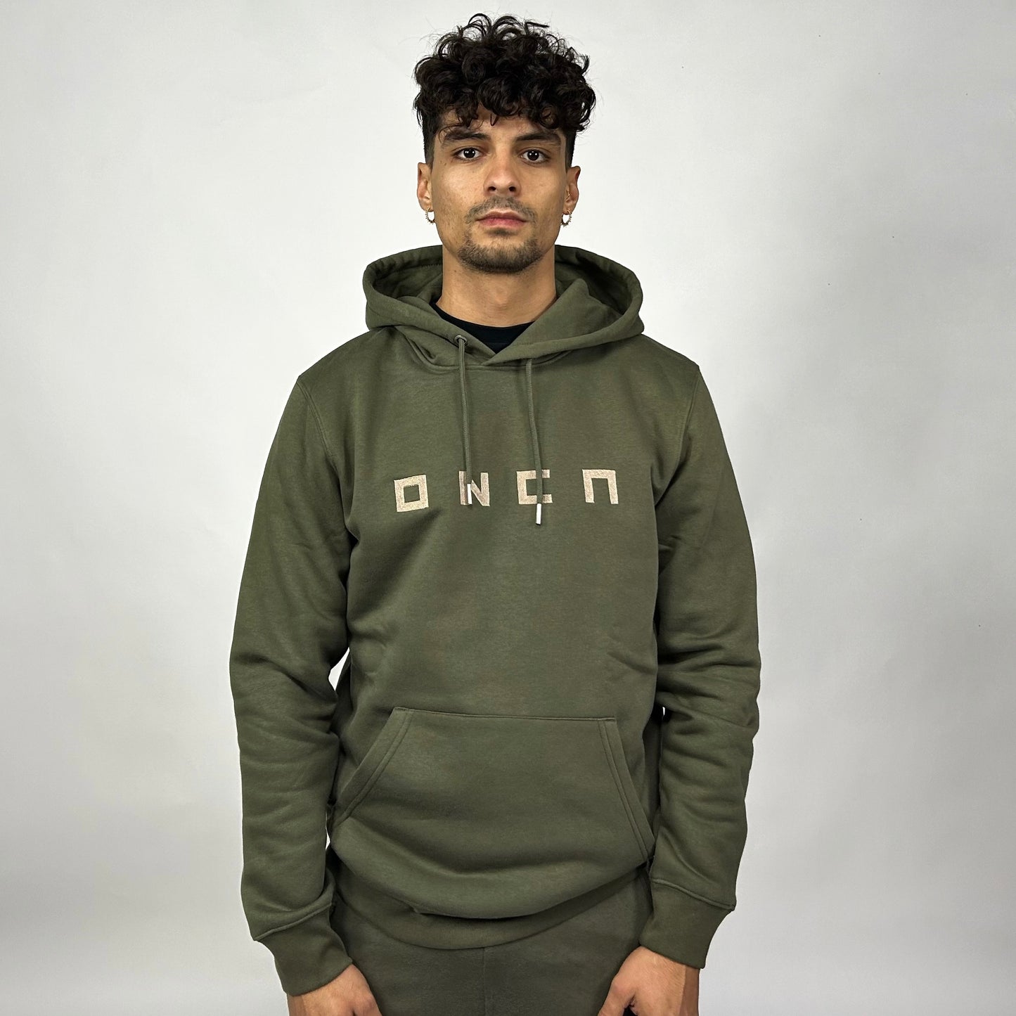 HOODIE FONT KHAKI