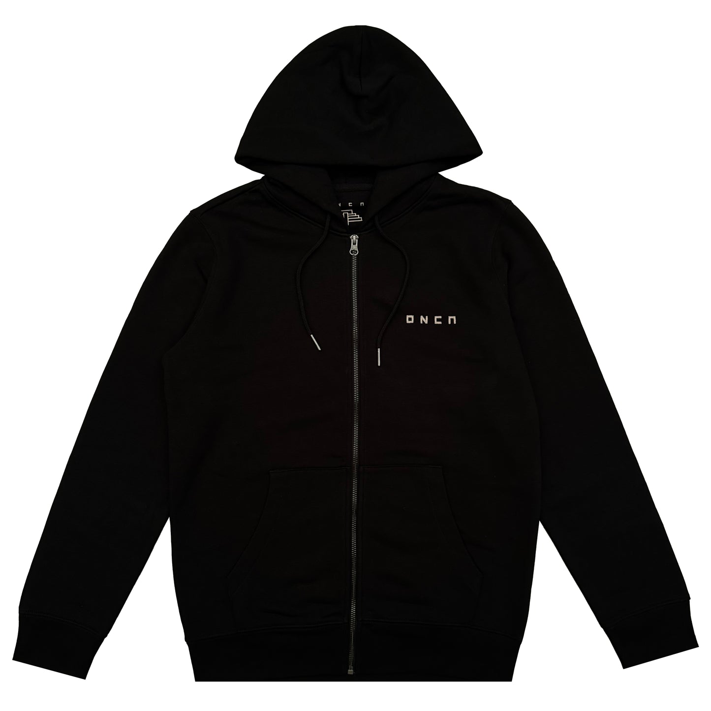 FELPA ZIP NERA
