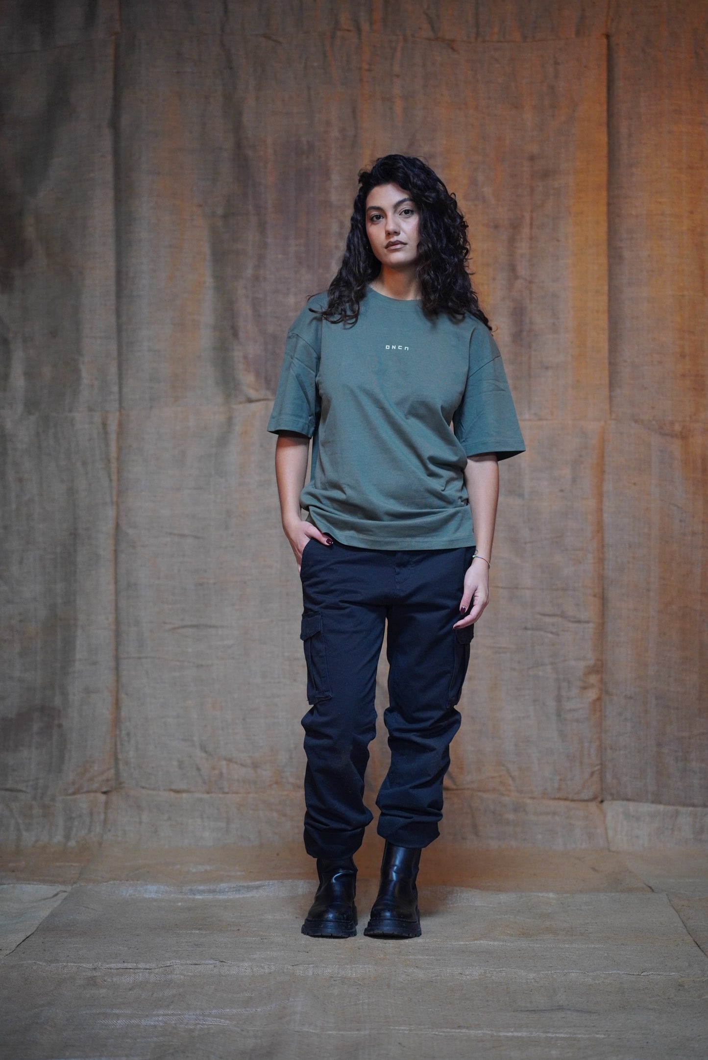 T-SHIRT PLAN KHAKI