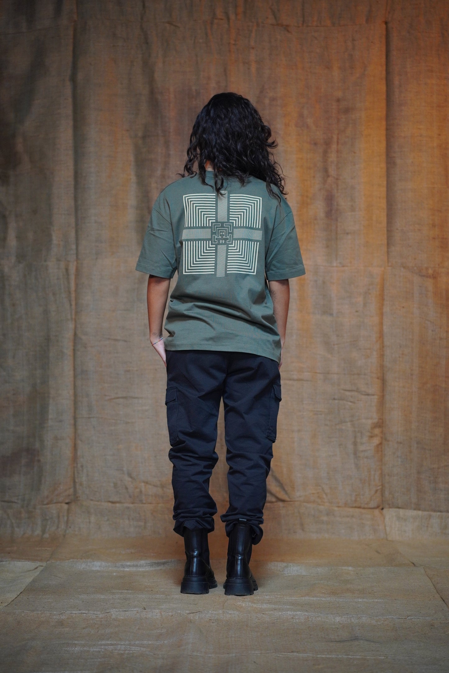 T-SHIRT PLAN KHAKI