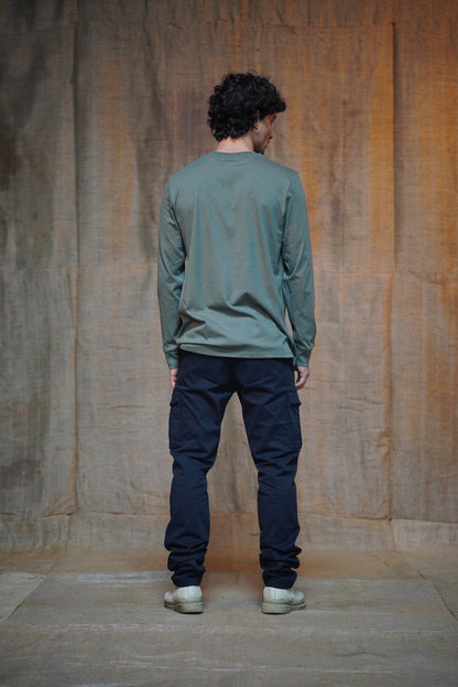 T-SHIRT MANICHE LUNGHE KHAKI