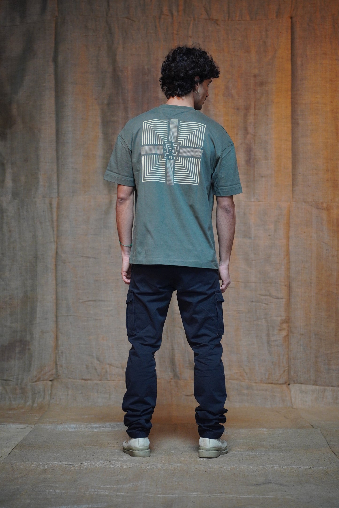 T-SHIRT PLAN KHAKI