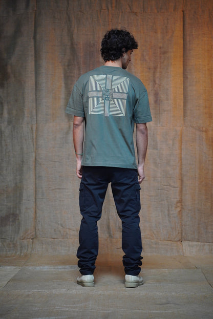 T-SHIRT PLAN KHAKI