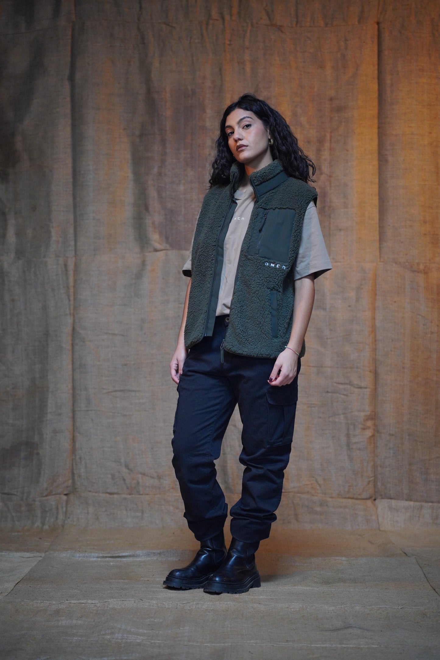PILE SMANICATO KHAKI