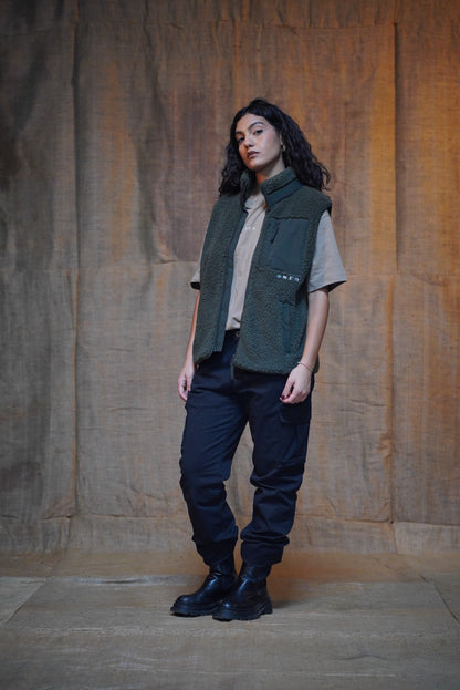 PILE SMANICATO KHAKI