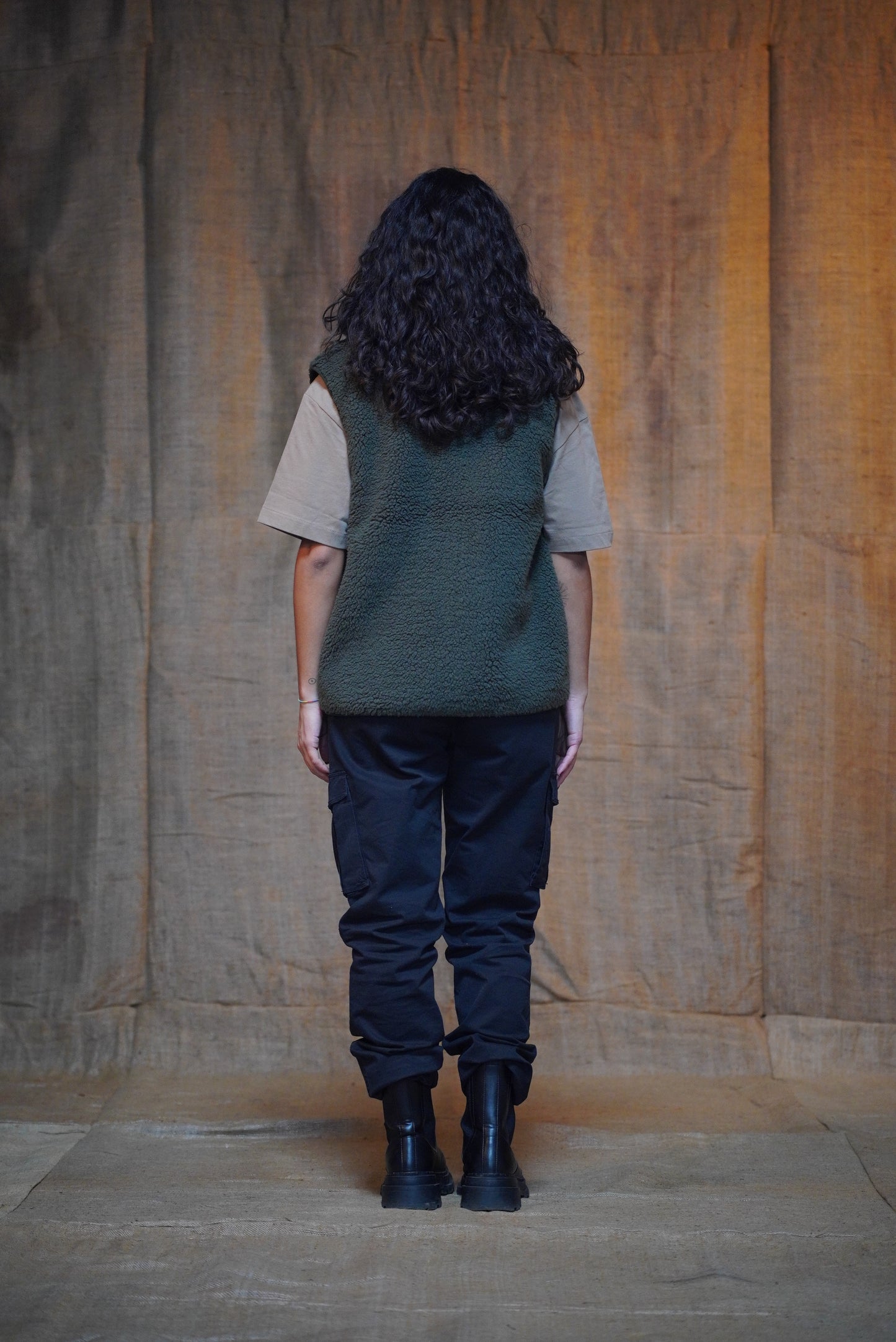 PILE SMANICATO KHAKI