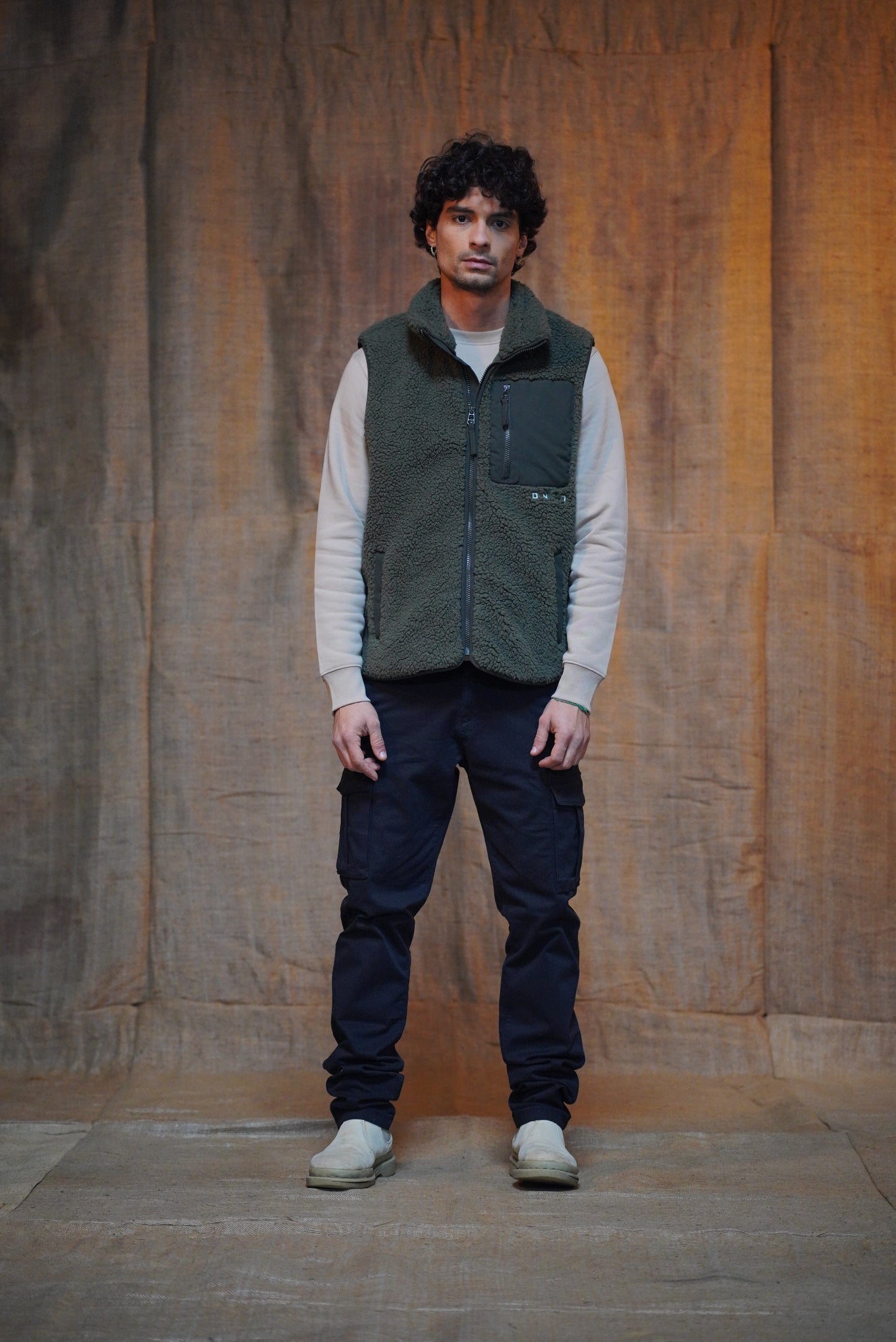 PILE SMANICATO KHAKI