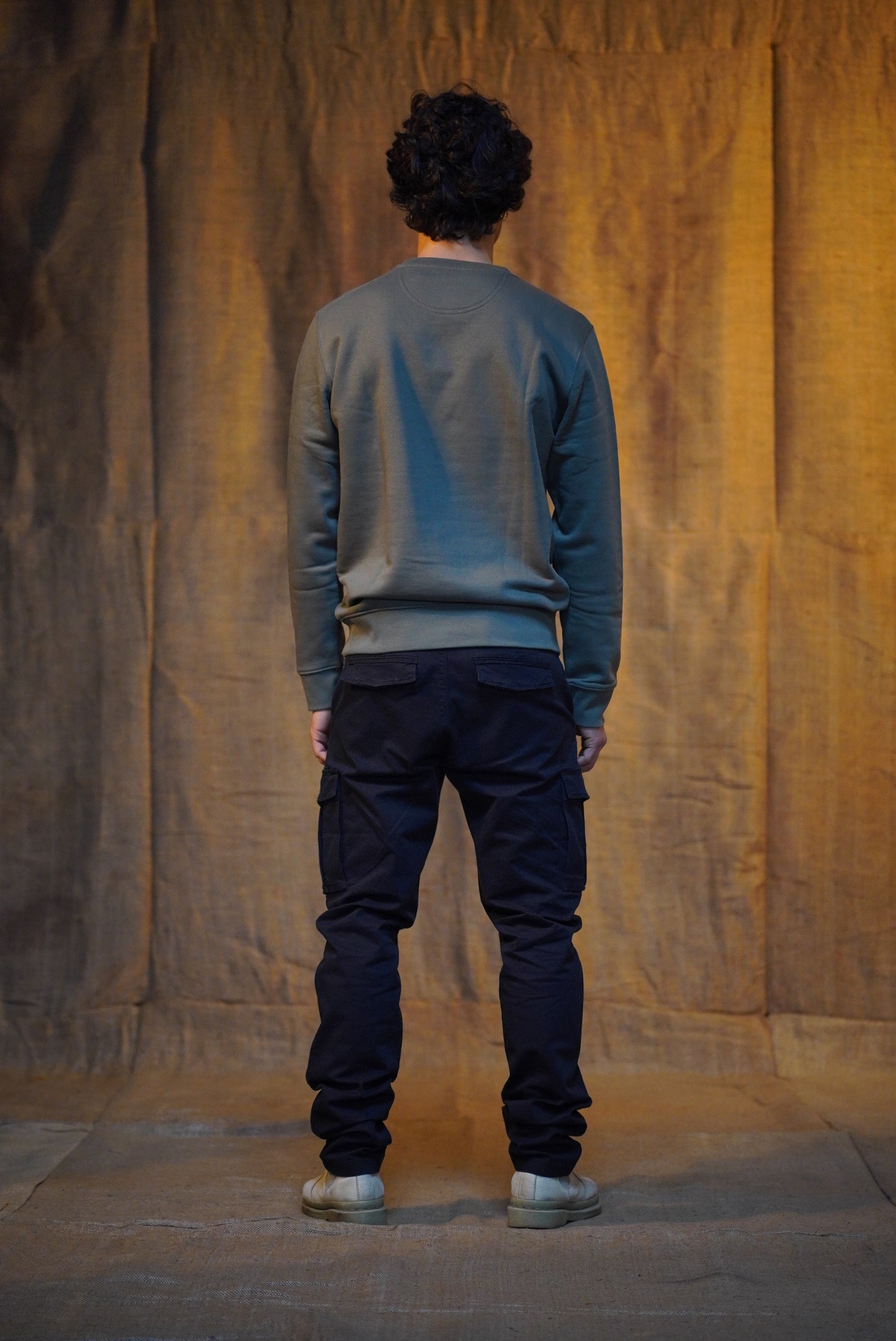 FELPA GIROCOLLO REGULAR KHAKI