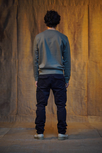 FELPA GIROCOLLO REGULAR KHAKI