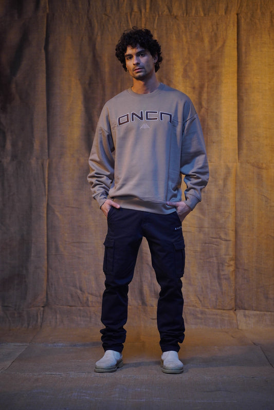 FELPA GIROCOLLO OVER DRIFTWOOD