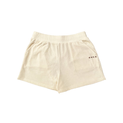 SHORTS DE RIZADO MARFIL